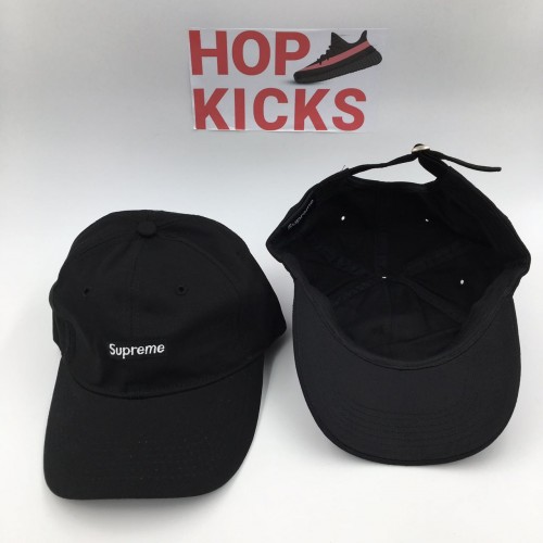 Supreme Black Black Box Logo Cap
